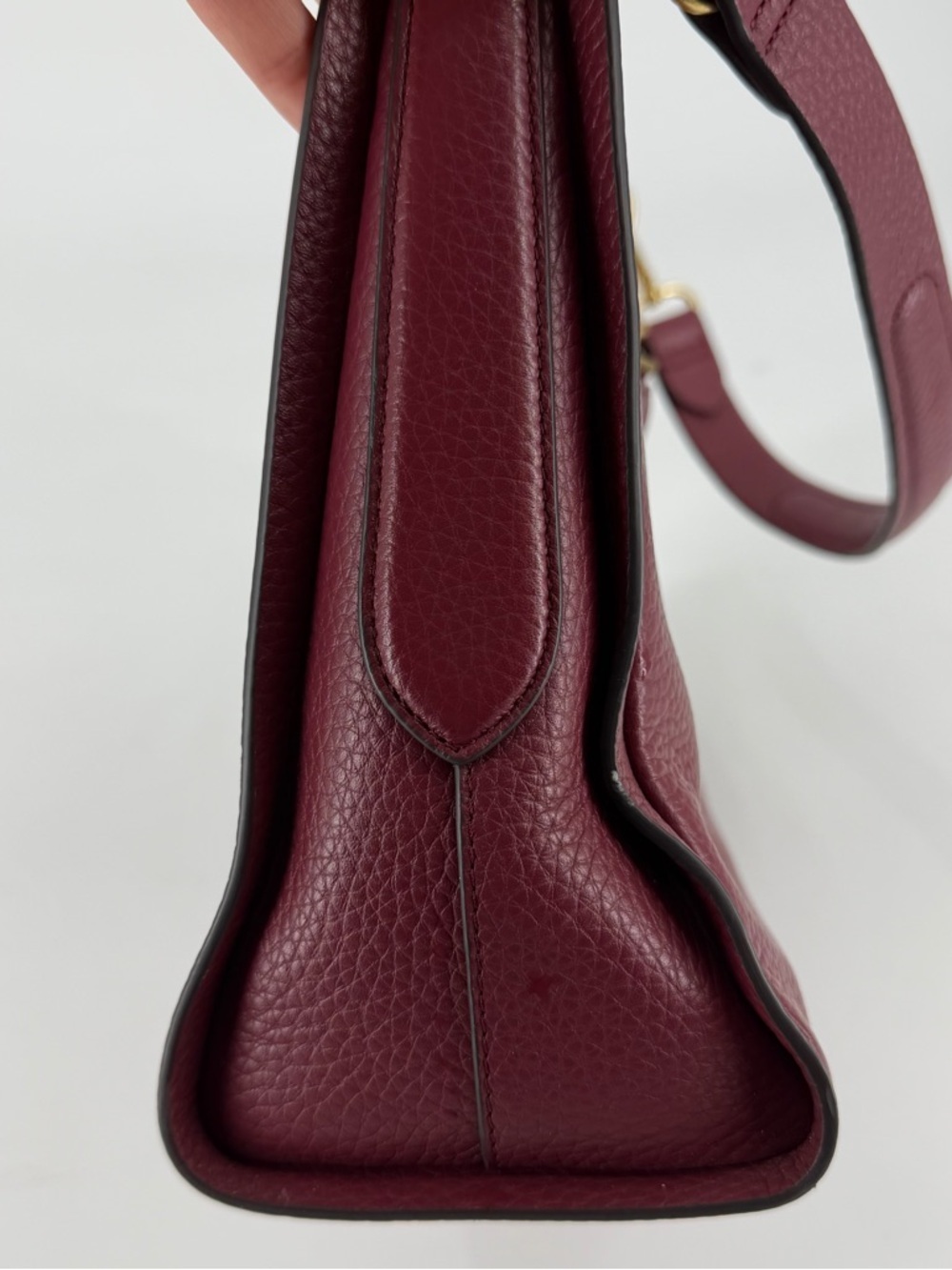 Radley London Sloane Street Medium Leather Shoulder Purse Cranberry Red - Picture 14 of 14